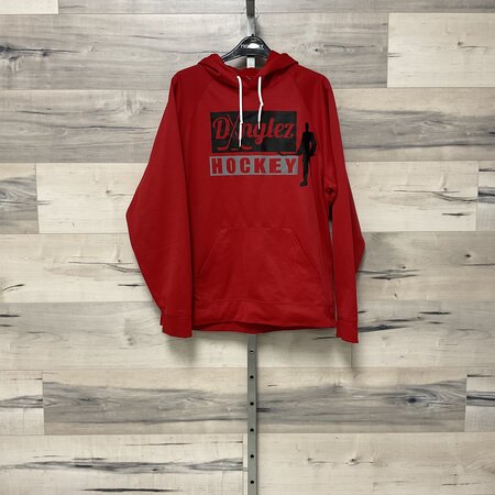 Red Hockey Hoodie - Size L