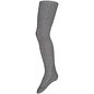 Girls Cotton Cable Knit Tights - Grey Melange