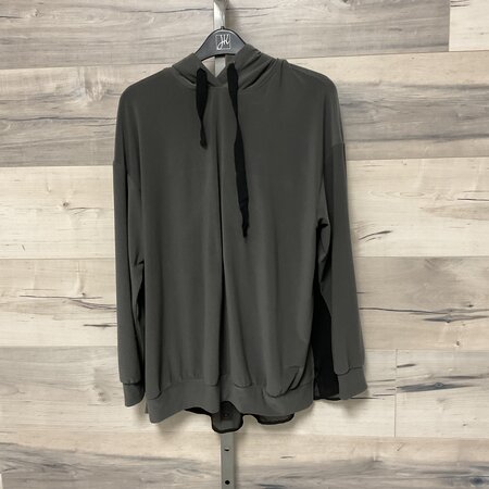 Sheer Back Hoodie Size M