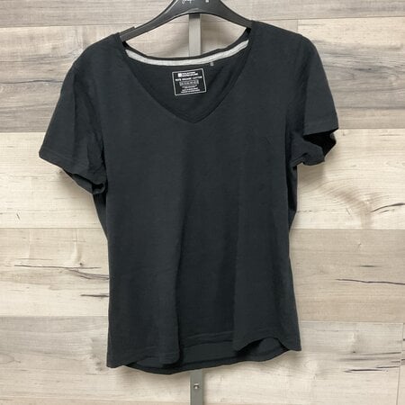 Charcoal V-neck T - Size 8