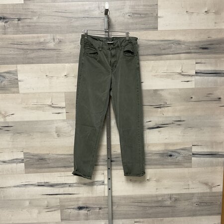 Green Denim Pants - Size 6