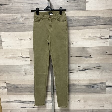 Olive Distressed Pants - Size 2