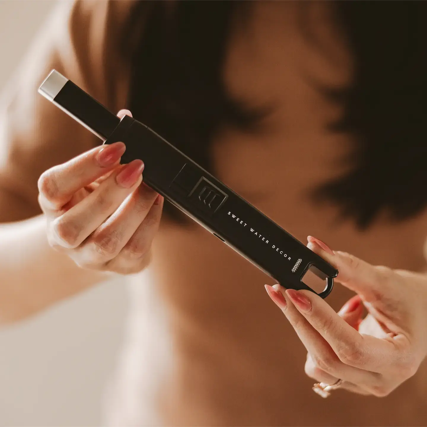 Black Large Rechargable Lighter