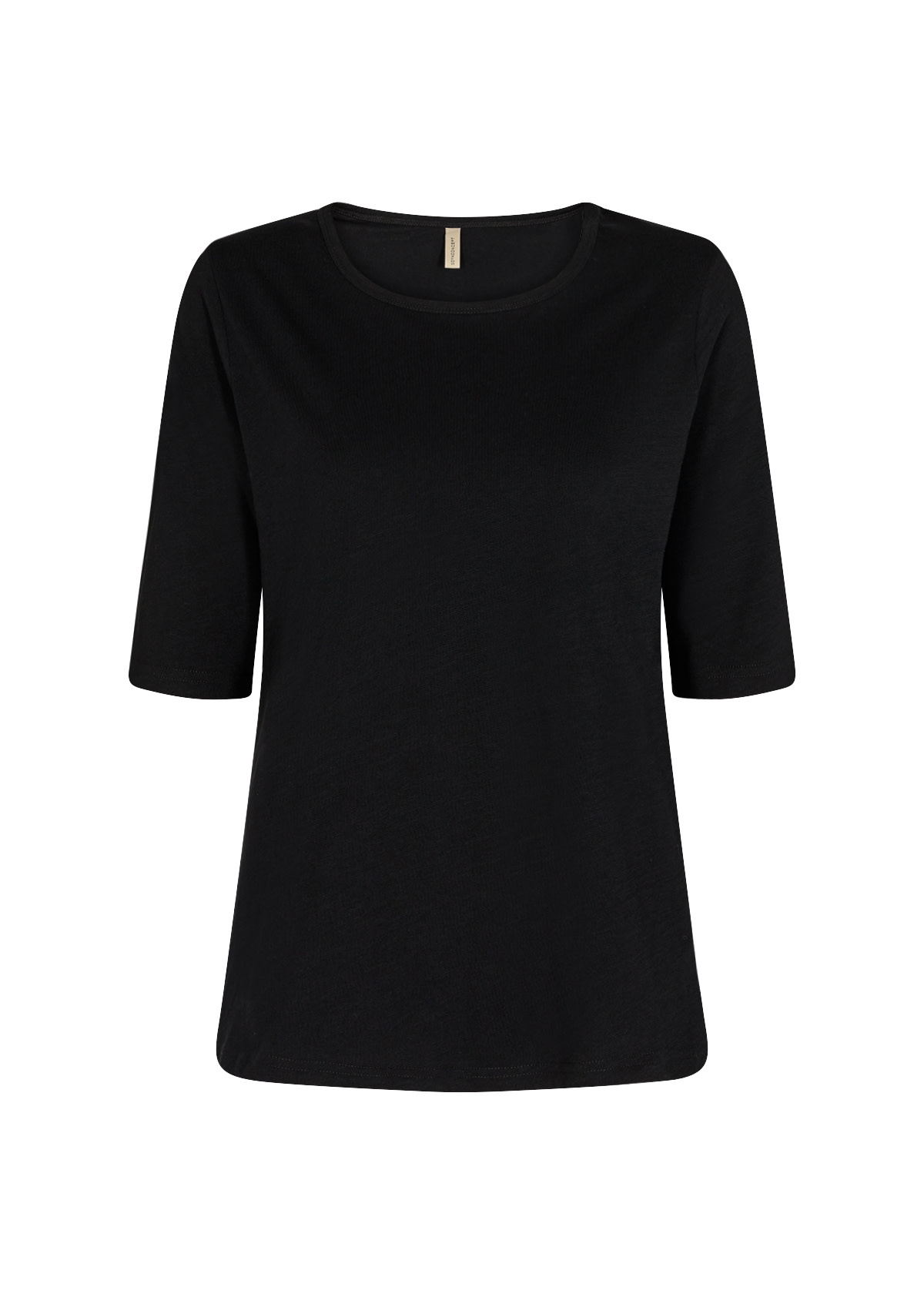 Ladies Knitted 100% Cotton Tshirt,  Navy/Black/Pink