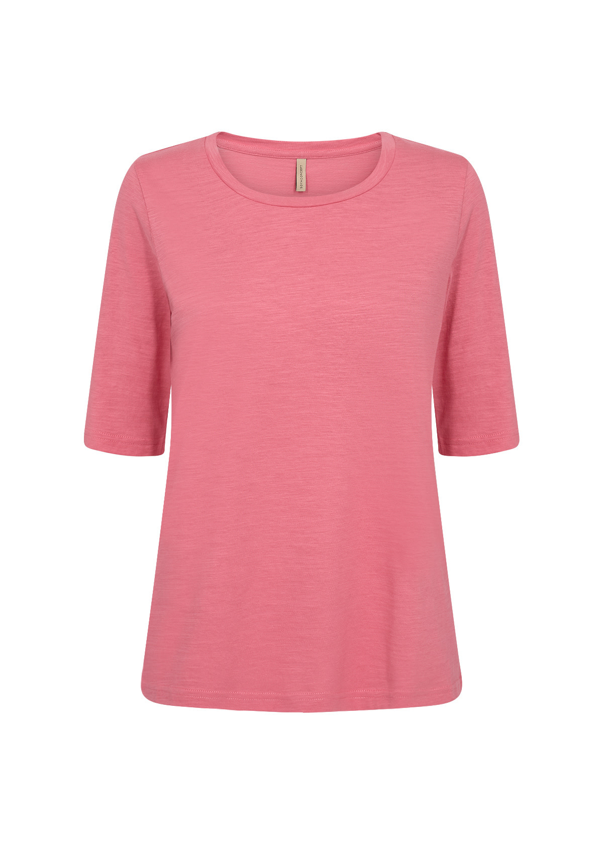Ladies Knitted 100% Cotton Tshirt,  Navy/Black/Pink
