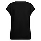 Knitted Tshirt Detailed Neckline, Navy/Black/Offwhite