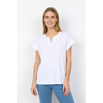 Ladies Knitted Tshirt Black/White