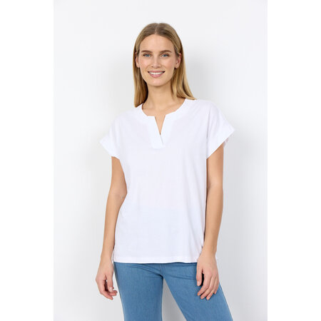 Ladies Knitted Tshirt Black/White