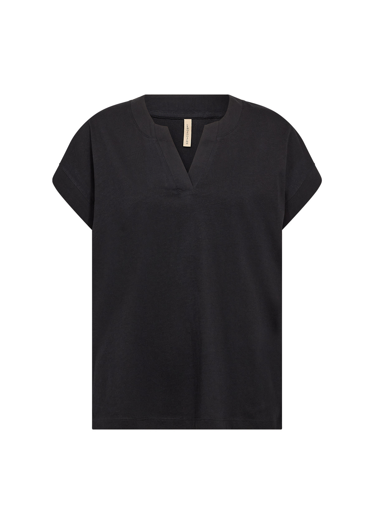 Ladies Knitted Tshirt Black/White