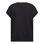 Ladies Knitted Tshirt Black/White