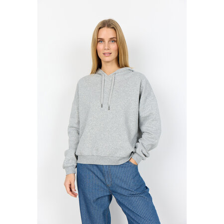 Ladies Knitted Hoodie Grey