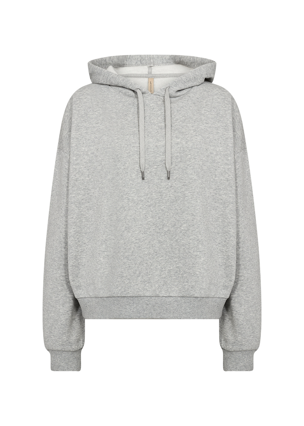 Ladies Knitted Hoodie Grey