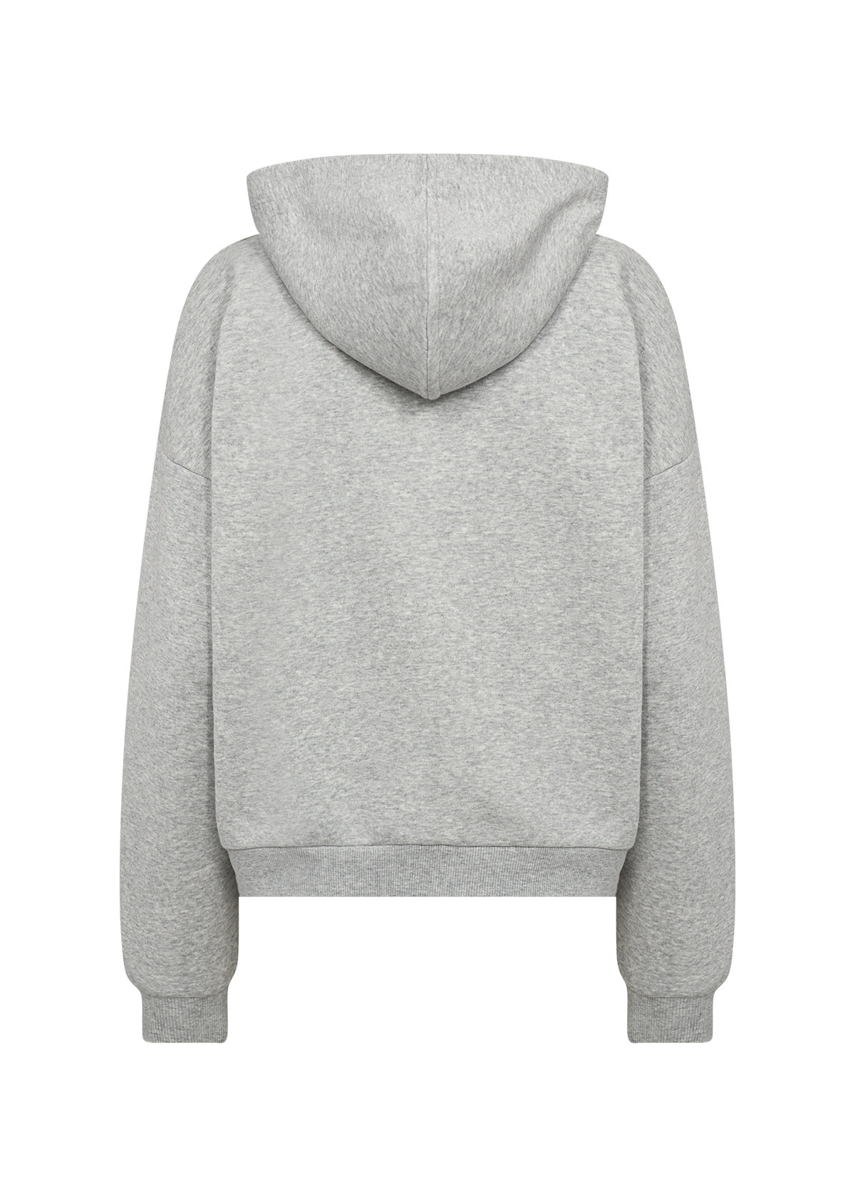 Ladies Knitted Hoodie Grey