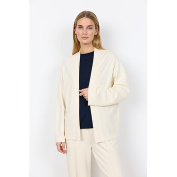 Ladies Knitted Cardigan Top Navy/Cream/Black