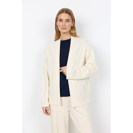 Ladies Knitted Cardigan Top Navy/Cream/Black