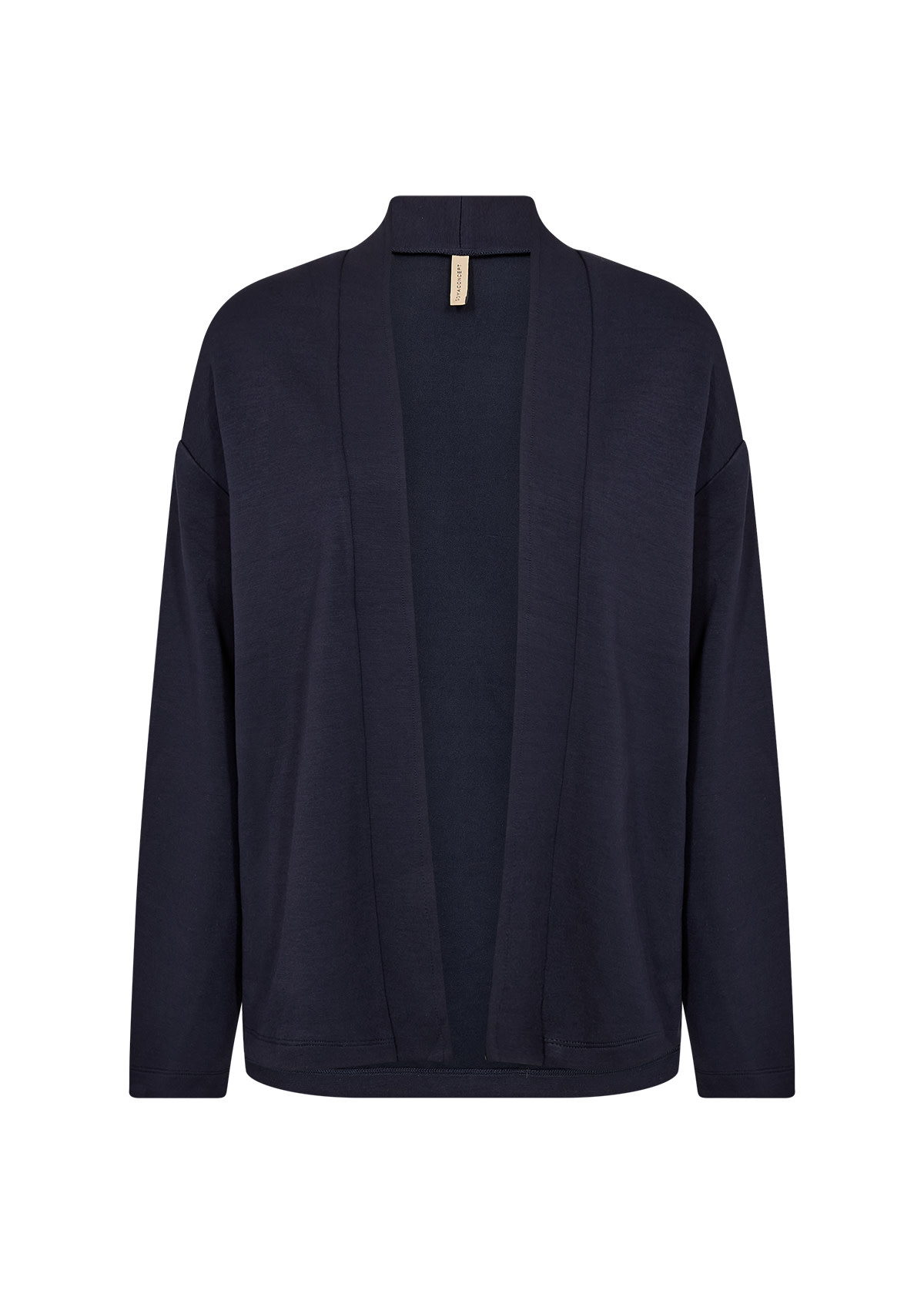 Ladies Knitted Cardigan Top Navy/Cream/Black