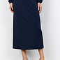 Long Knitted Skirt Navy/Black