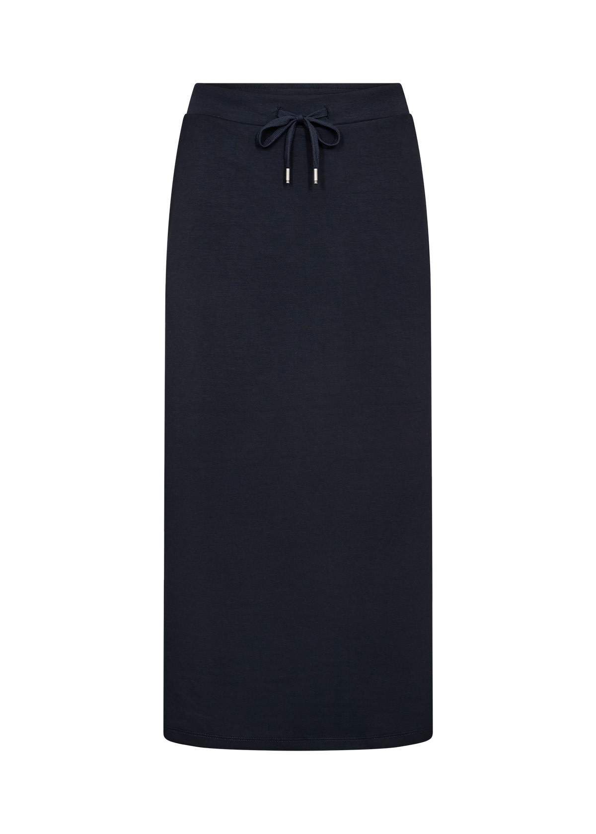Long Knitted Skirt Navy/Black