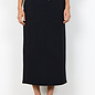 Long Knitted Skirt Navy/Black