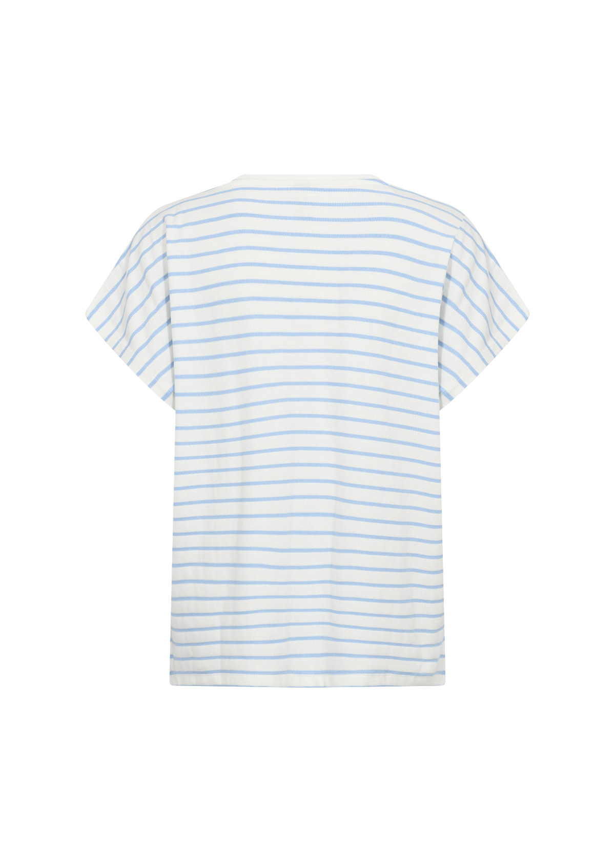 Ladies Striped Knitted Shirt Blue/Pink