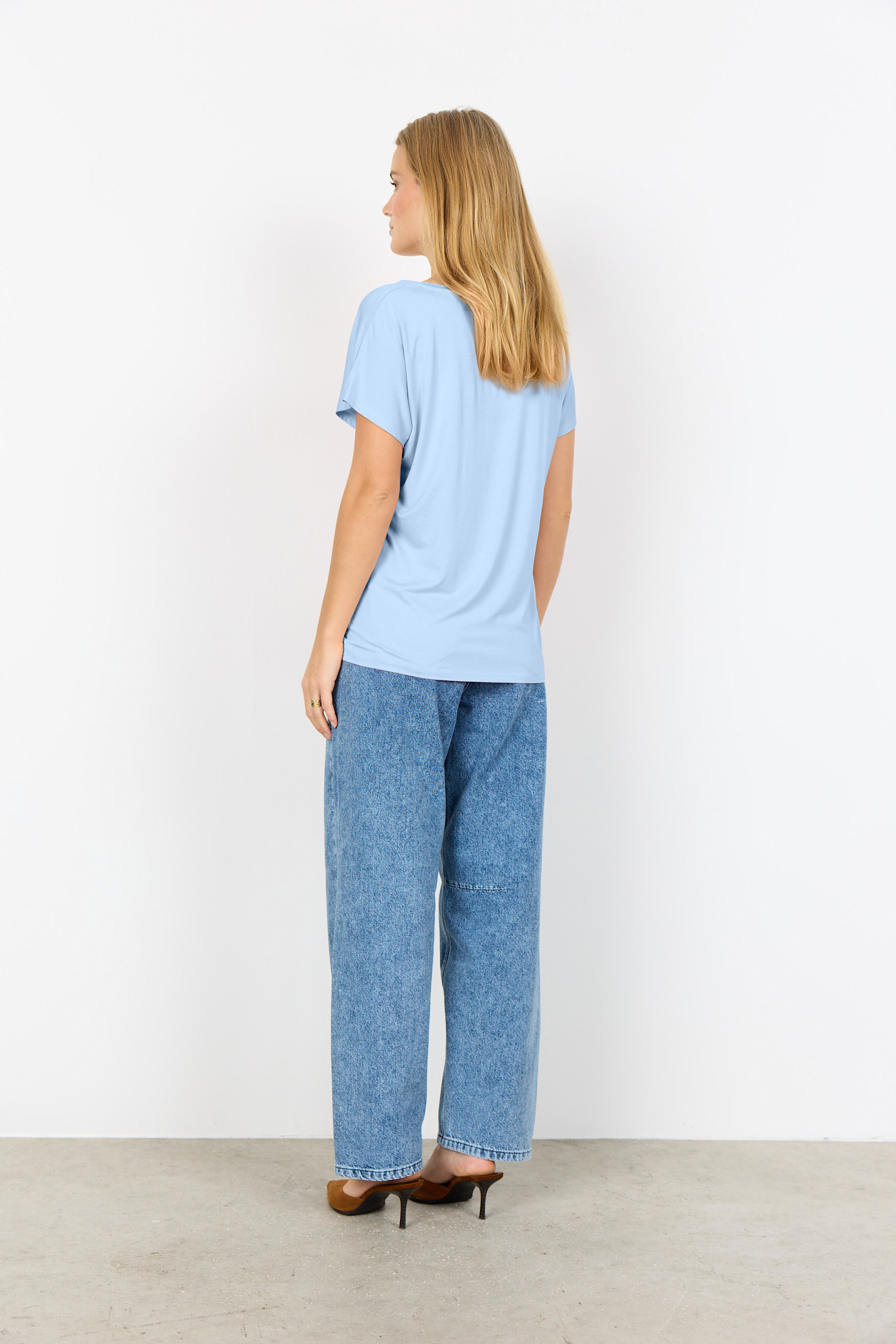 Ladies Basic Blue TShirt