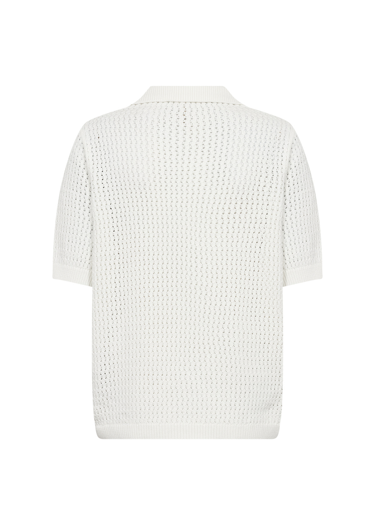 Ladies Knitted Sweater White Collar