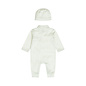 Babysuit + Hat Offwhite Striped