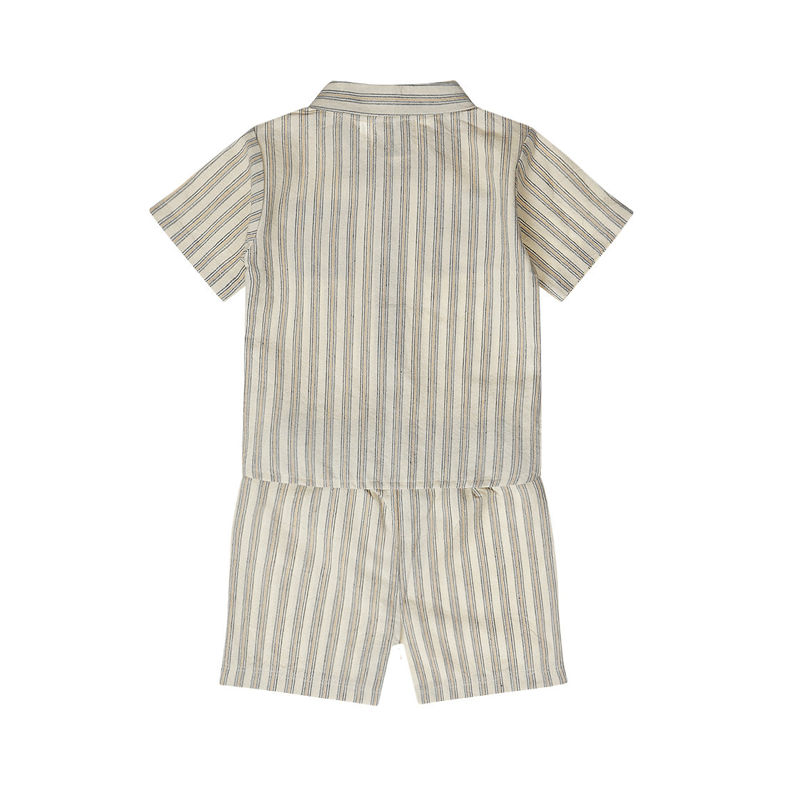 2 Pc Set Tshirt Shorts Striped