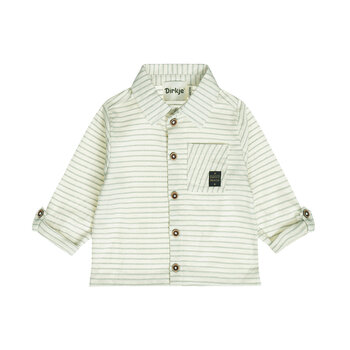 Tshirt Offwhite Green Striped