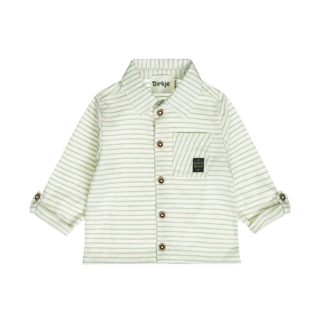 Tshirt Offwhite Green Striped