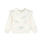 Offwhite Sweater Ruffle Butterfly