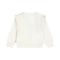 Offwhite Sweater Ruffle Butterfly