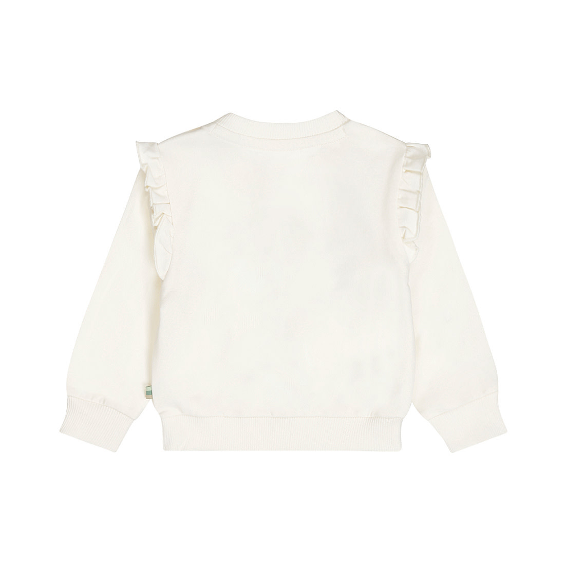 Offwhite Sweater Ruffle Butterfly
