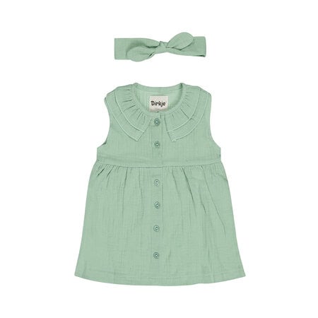 Aqua Green Dress + Headband