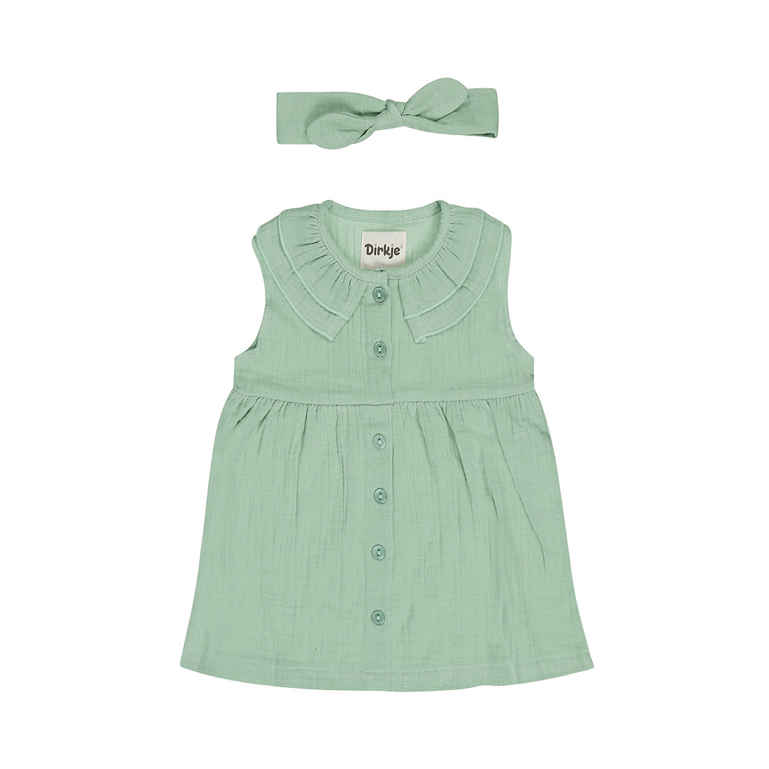 Aqua Green Dress + Headband