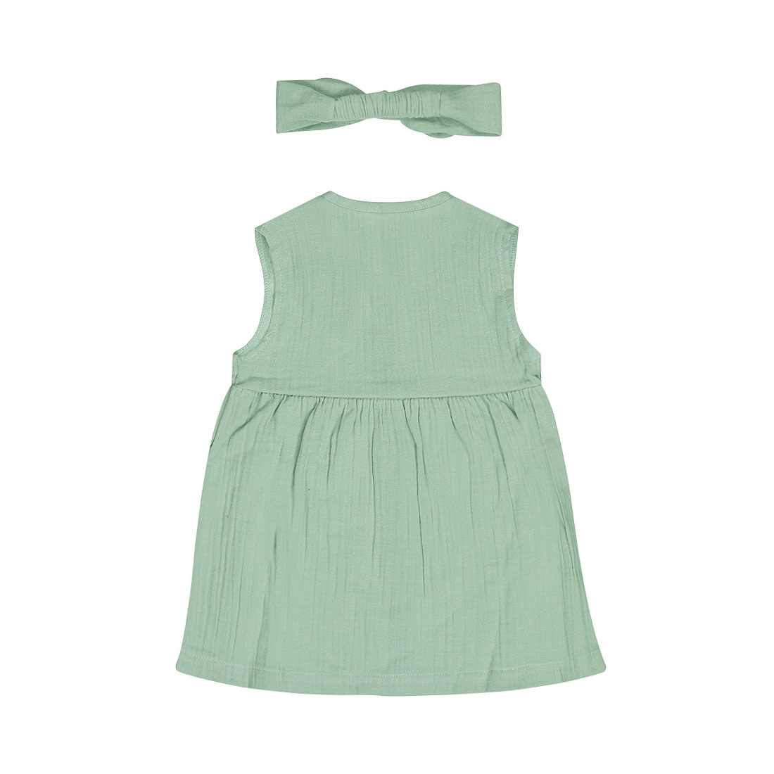 Aqua Green Dress + Headband