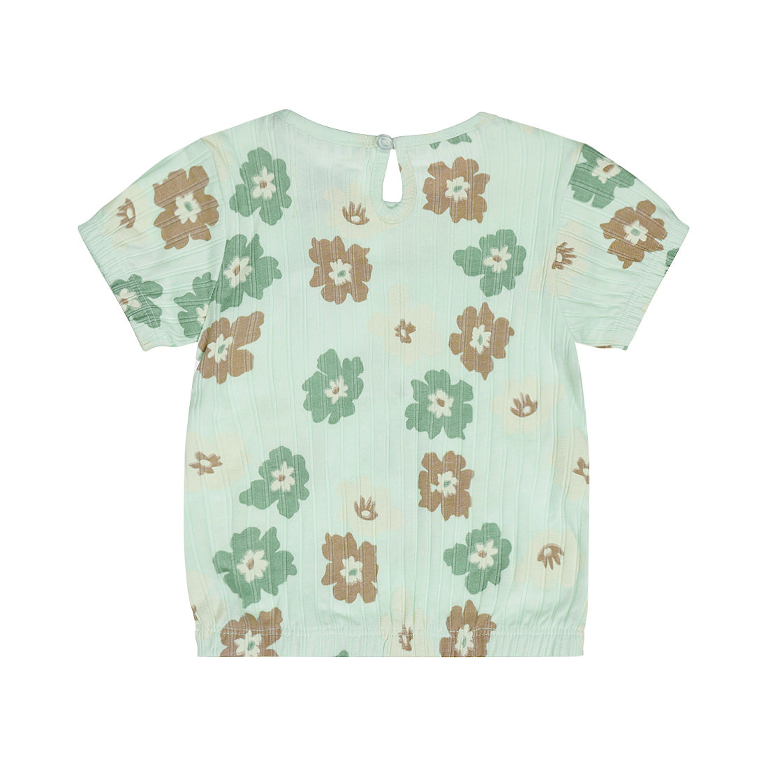 Light Aqua Tshirt Flowers