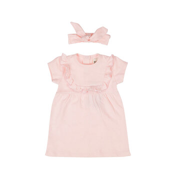 Soft Pink Dress + Headband
