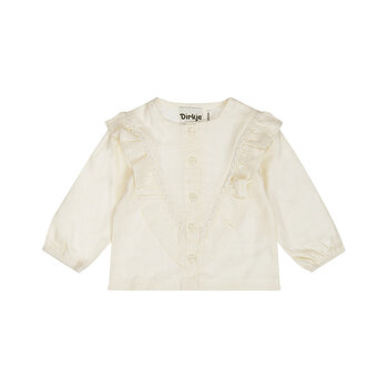 Offwhite Blouse Ruffle