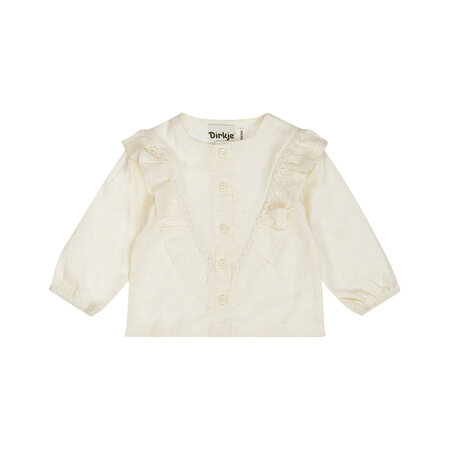 Offwhite Blouse Ruffle
