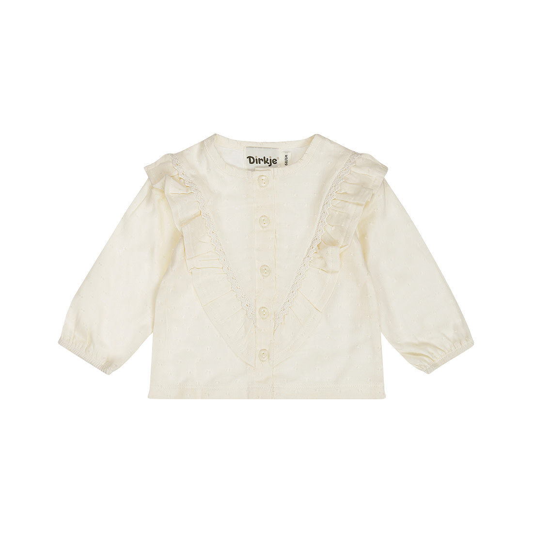 Offwhite Blouse Ruffle