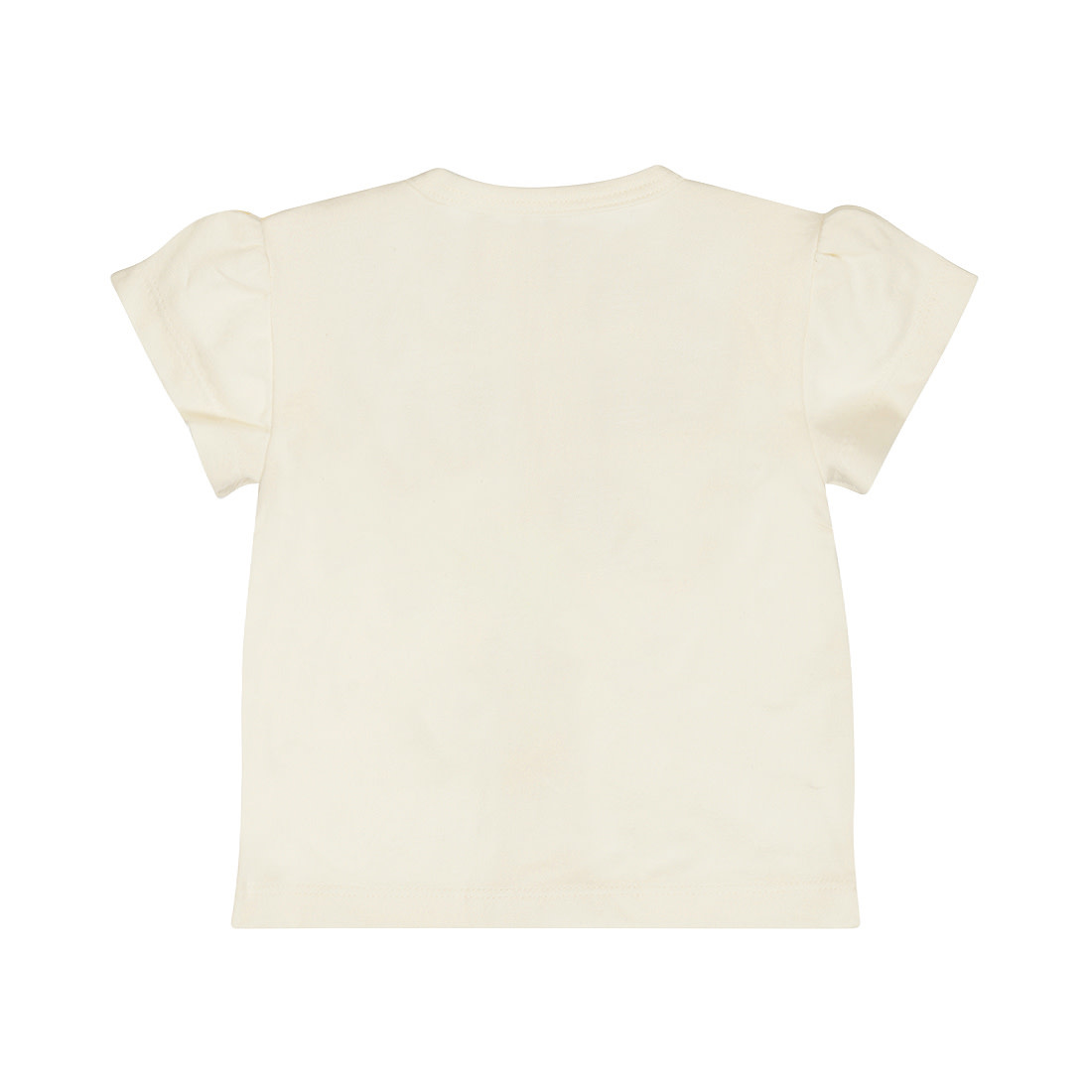 Offwhite Tshirt Flower Embroidered