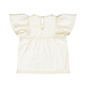 Sand Tshirt Ruffled Short Sleeve