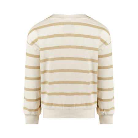 Sweater Beige/Offwhite Striped