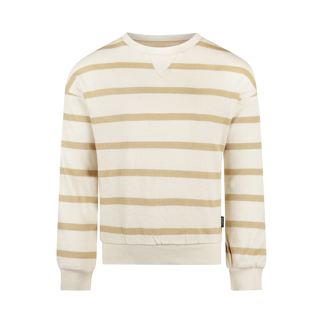 Sweater Beige/Offwhite Striped