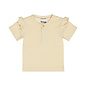 Sand Ruffled Sleeve Tshirt