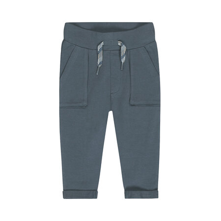 Steel Blue Jogging Trousers Loose Fit