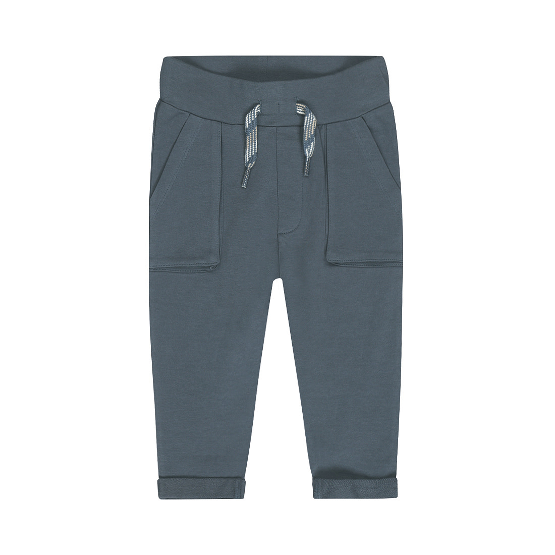 Steel Blue Jogging Trousers Loose Fit