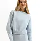 Ribbed Pullover Sweater Baby Blue