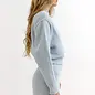 Ribbed Pullover Sweater Baby Blue
